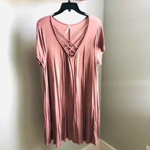 T shirt style pocket dress